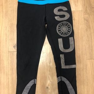 SoulCycle x Lululemon cropped leggings